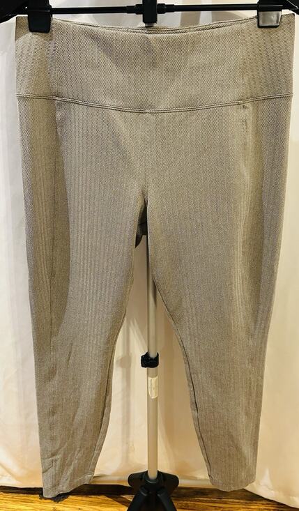 Athleta Pants - Athleta Delancey Herringbone Tights in Taupe size L